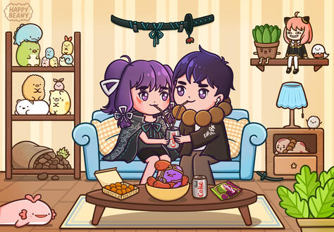 Cozy Couple Portrait